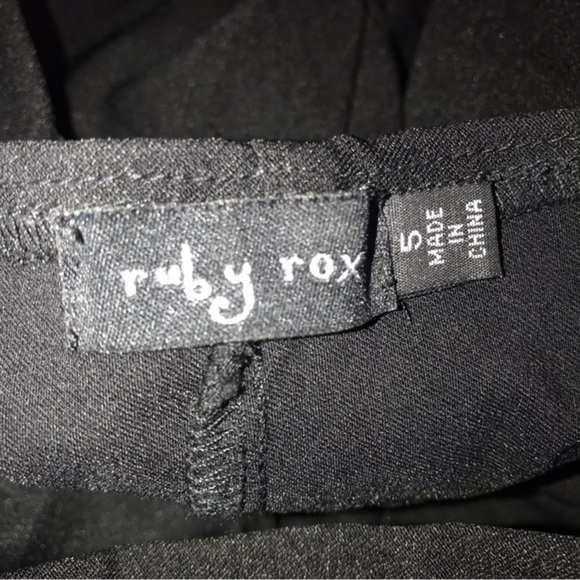 Ruby Rox Little Black Dress Size 5 - Picture 10 of 10